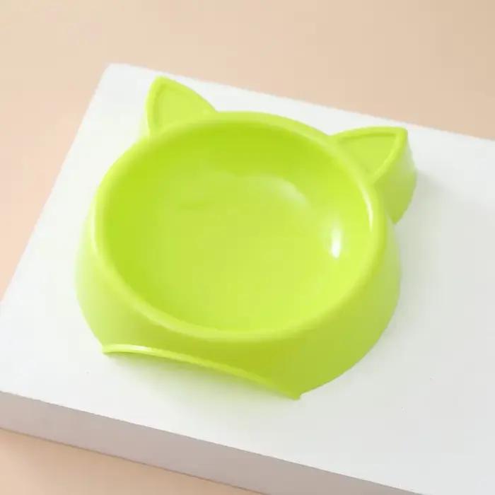 Bol pour chien en forme de chat charmant pour animaux de compagnie de petite/moyenne taille