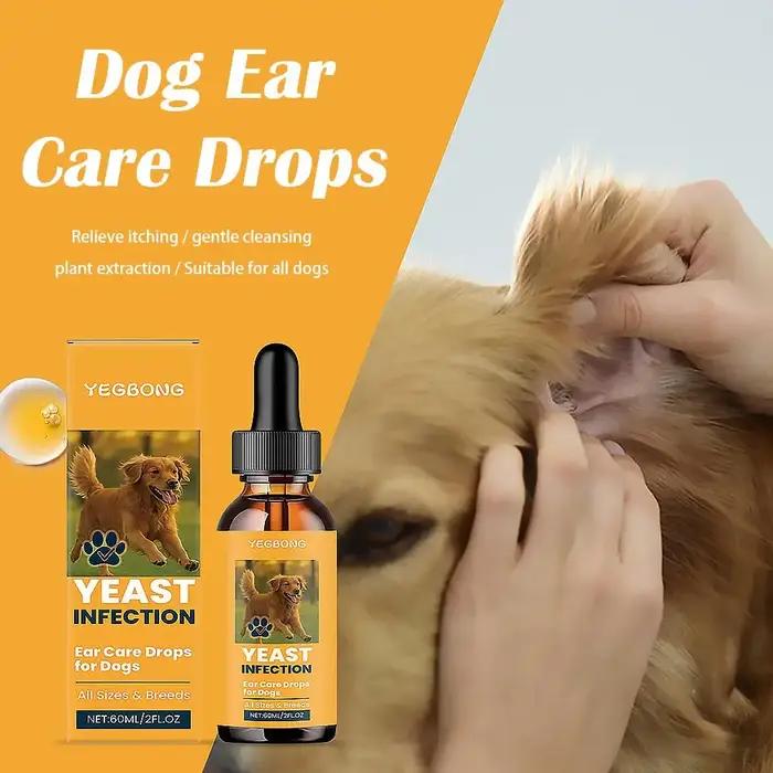 Gouttes pour le soin des oreilles des chiens : Soulagent les démangeaisons
