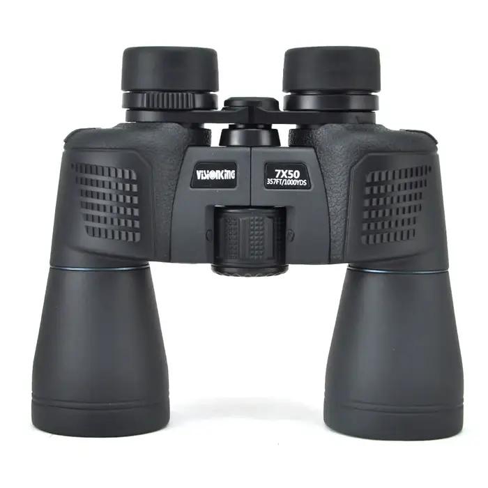 Visionking Jumelles Professionnelles 7x50 BAK4 FMC Étanches pour Chasse Ornithologie Observation