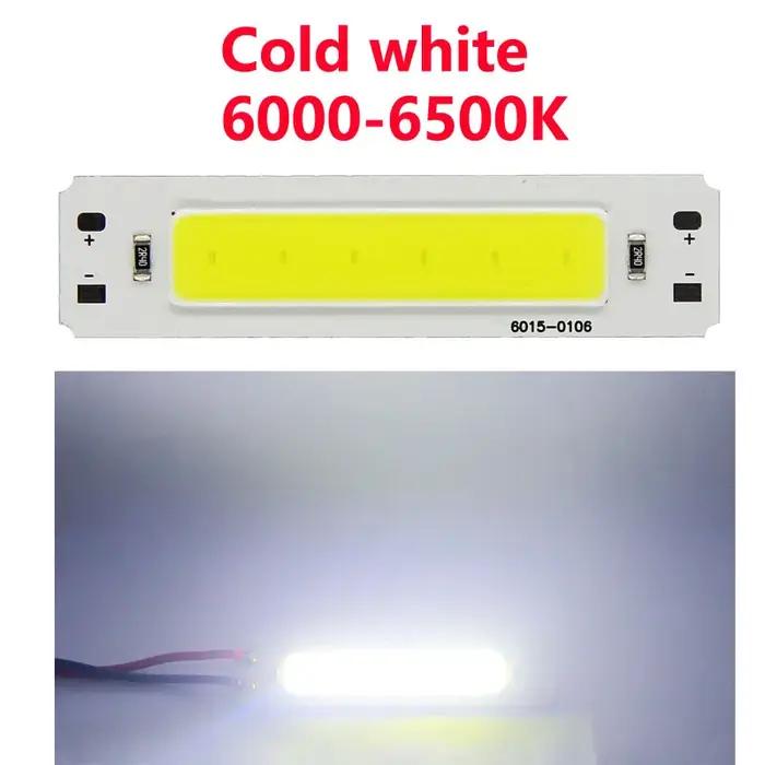 SUMBULBS 5V entrée cob led ampoule bande source de lumière pour bricolage USB led éclairage 2W 60*15mm 6cm barre lampe