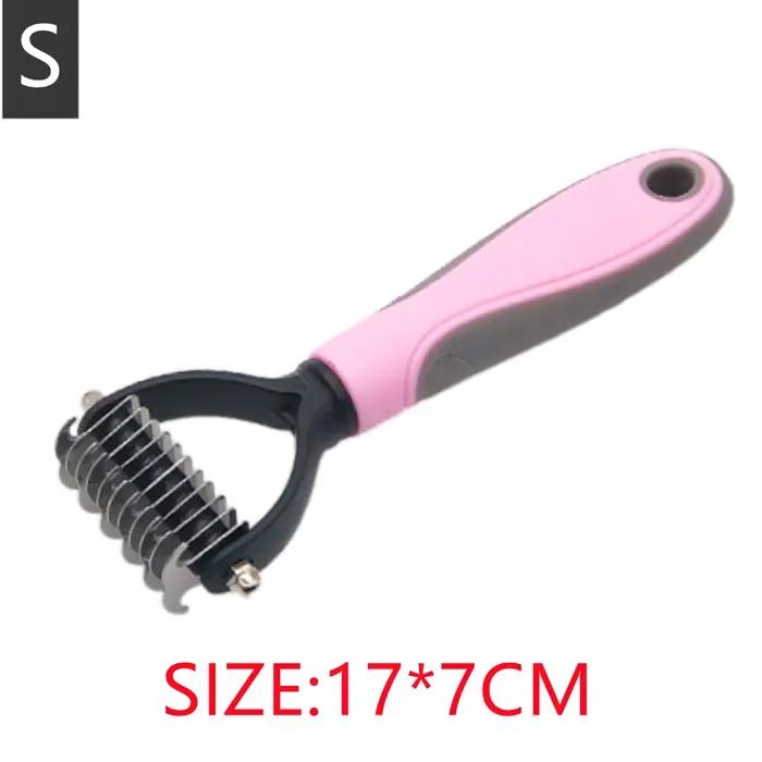 Nouvelle Brosse Démêlante pour Chiens et Chats – Outil de Toilettage pour Poils Longs et Bouclés