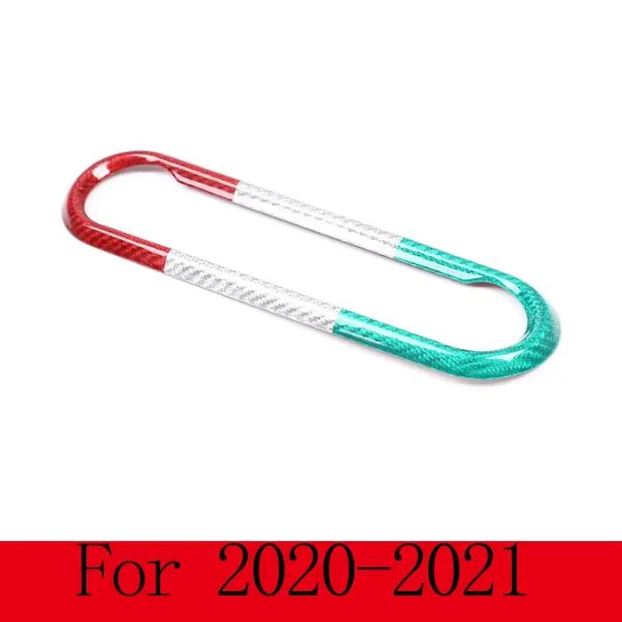 Bouton de Volume de climatisation de voiture en Fiber de carbone véritable