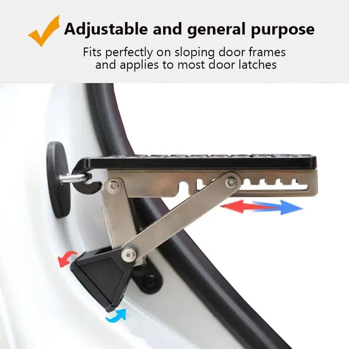 Support de toit de voiture universel en aluminium de 440 Lbs, loquet de porte adapté au toit, pédale