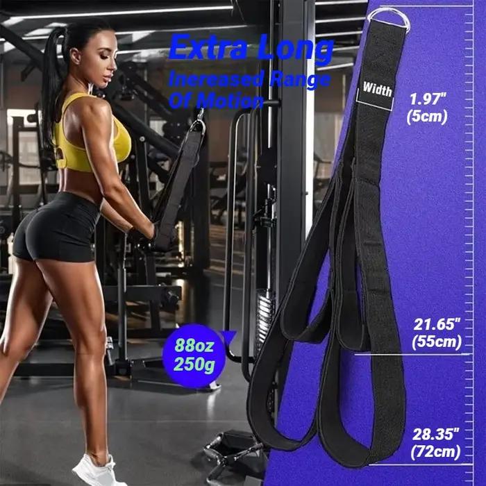 Corde de traction double extrémité pour triceps entraînement de force des biceps triceps pour hommes femmes occasions spéciales fitness musculation