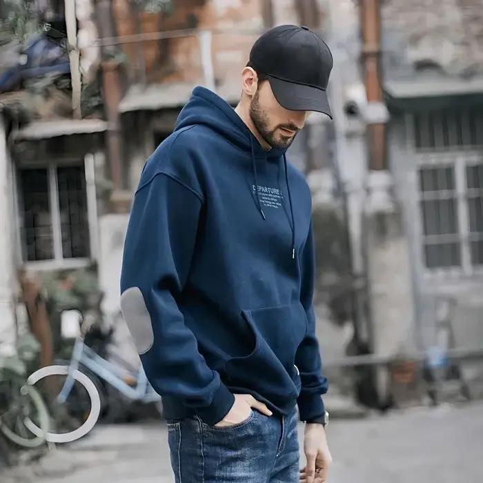 Sweat-shirt à capuche pour hommes, vêtement graphique, couleur unie, luxe, Y2k, Vintage, couleur Pastel, surfit, Style coréen, bon marché, ample