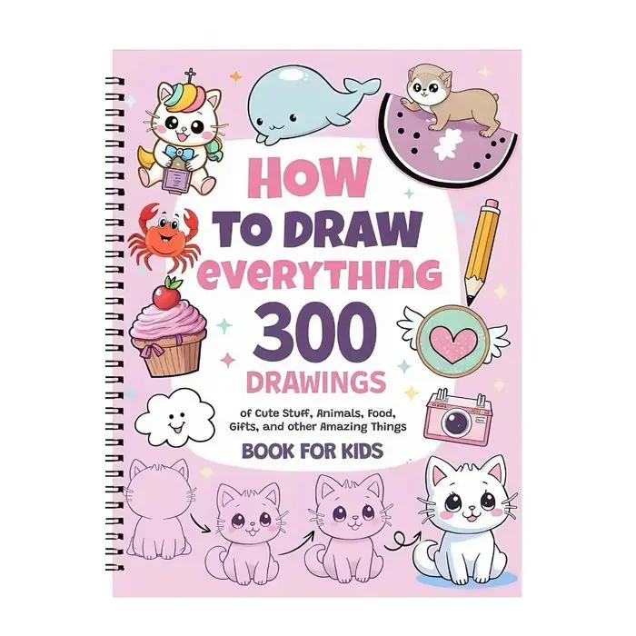 300 dessins simples pas à pas mignons comment dessiner tout pour les amateurs de peinture