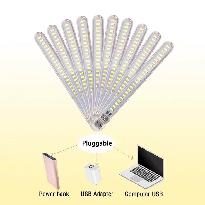 Veilleuse LED USB de Couleur Rouge, Jaune, Blanc, Bleu, Vert, Violet, Rose, Lampe de Nuit pour Strea