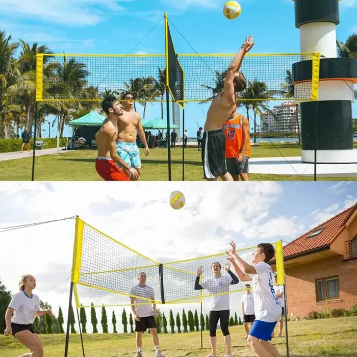 Filet de volley-ball croisé multi-joueurs
