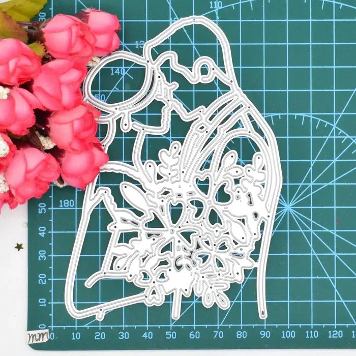 Matrices de Découpe en Métal pour Couple de Mariage