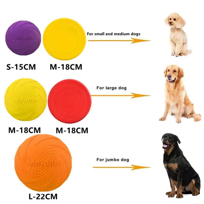 Jouets de disque volant pour chiens