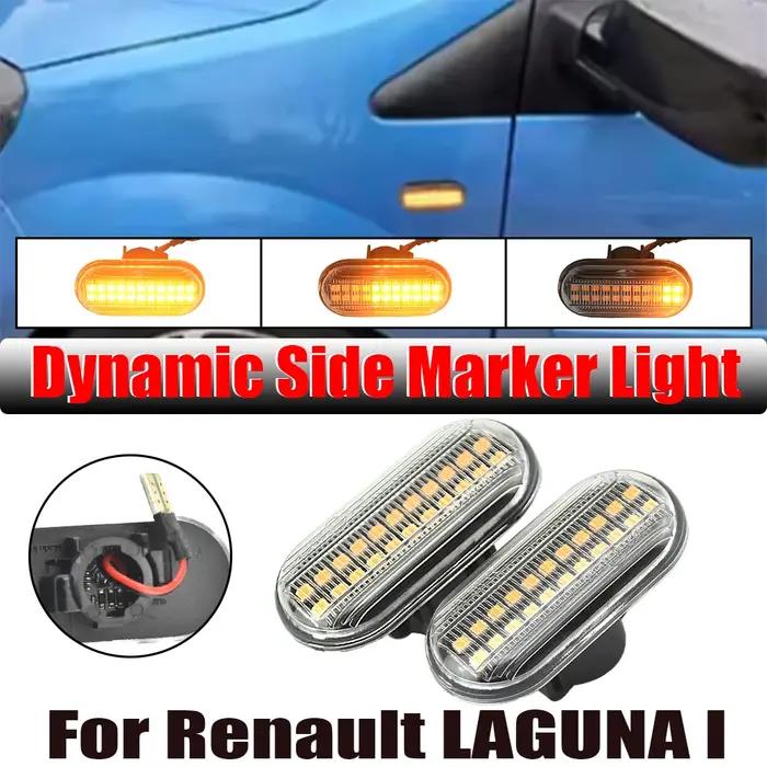 Clignotants ociamiques à LED, Marqueur Latéral pour Renault Clio, Trafic, Oke, Goo, Twigo, Dacia, Lo