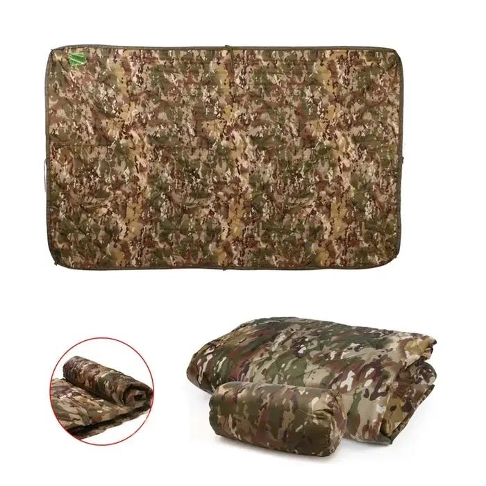 Poncho Liner CamSolomon Woobie hydrofuge, couverture matelassée pour camping tir et chasse