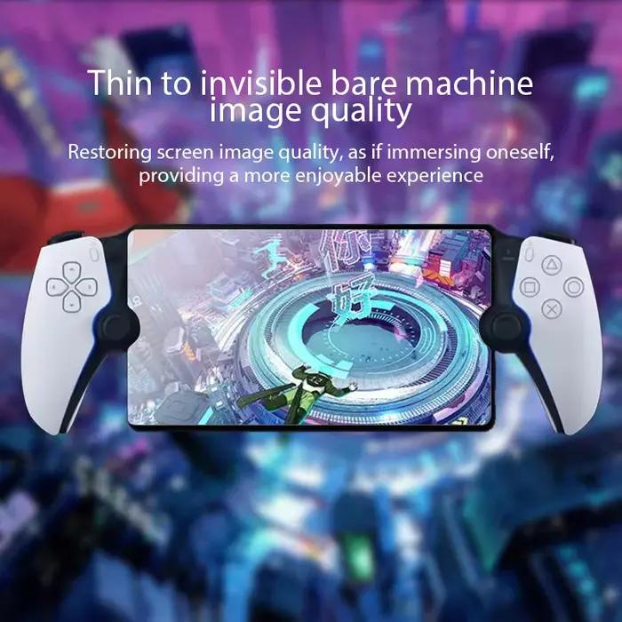 Protège écran transparent anti-empreintes digitales verre guatémaltèque pour Sony PlayStation Portal 5 deux pièces pour gamer confort visuel et protection maximale