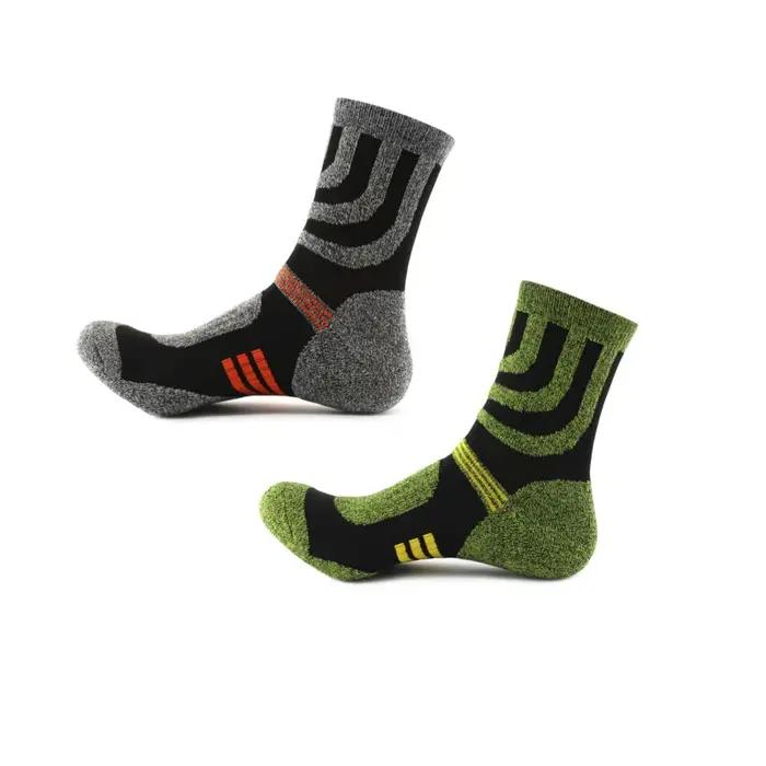 Chaussettes anti-ampoules d'hiver en nylon et coton pour hommes randonneurs sportifs camping cyclisme