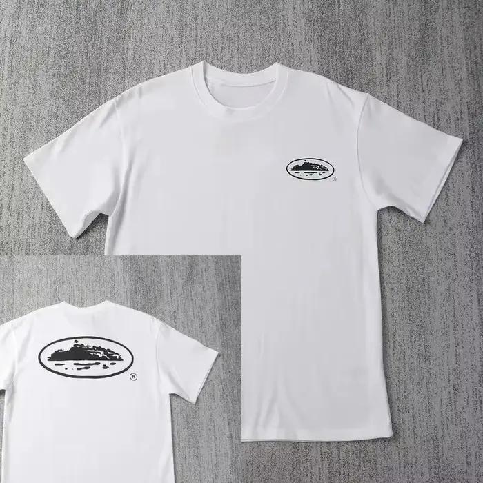 T-shirt classique tendance avec logo, 100% coton, tee-shirt graphique pour homme et femme, streetwear d'été
