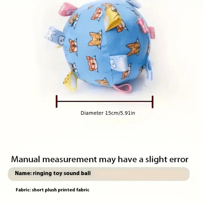 Jouet interactif pour chien avec balle sonore