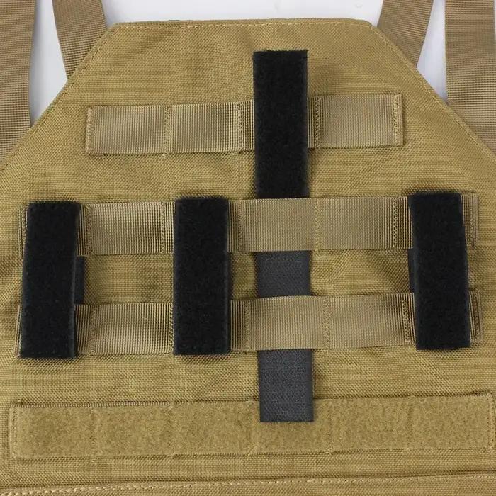 Adaptateur Molle 4PCS Hook&Loop - Panneau pour badges patches ID sur gilet sac à dos chasse