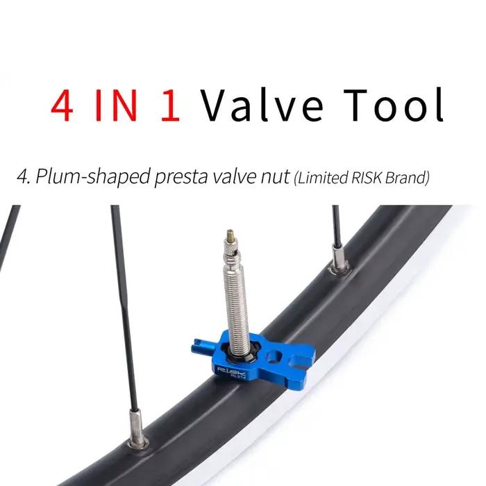 Outil de retrait de noyau de Valve Presta Schrader vtt VTT route CX Cycle Tubeless