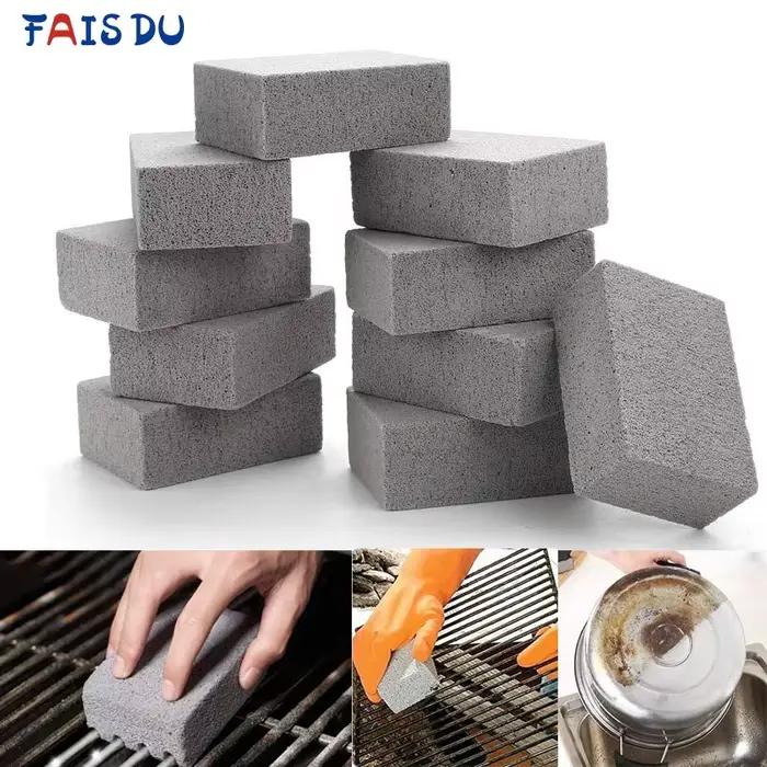 FAIS DU BBQ Grill nettoyage brique bloc gril pierre supports taches graisse nettoyant BBQ outils pou