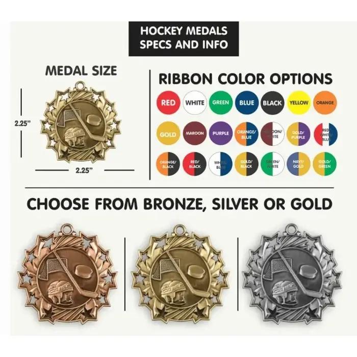Médaille personnalisée en métal avec ruban gris foncé pour récompenses et célébrations spéciales pour adultes et enfants
