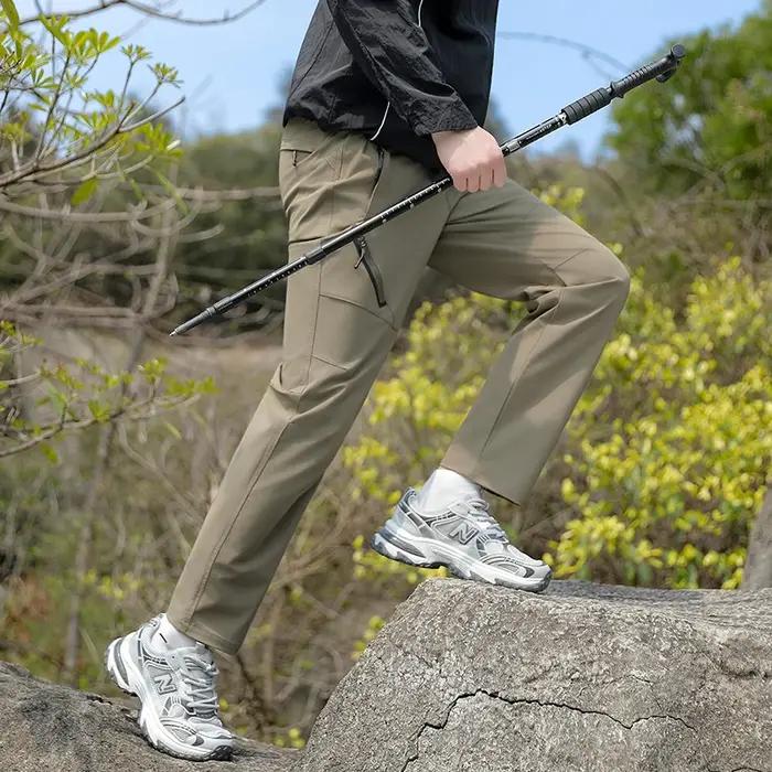 Pantalon élastique 4 côtés séchage rapide randonnée montagne homme femme été chasse léger