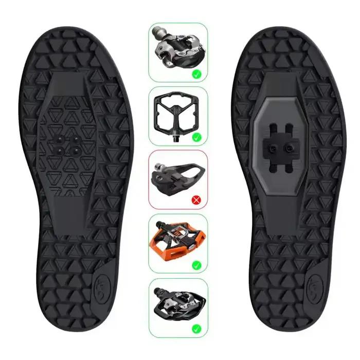 Chaussures de cyclisme pour hommes, vtt, descente, Enduro, chaussures de vélo de montagne, compatibl