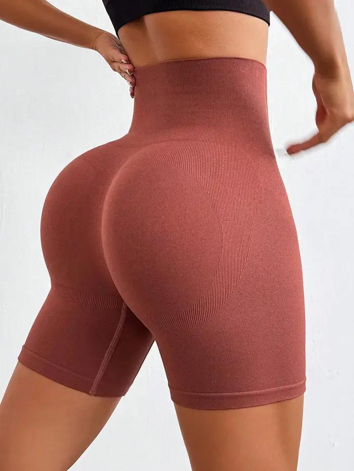 Short de motard taille haute pour femme