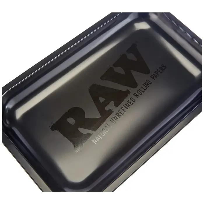 Plateau roulant pour cigarettes en métal noir mat élégant pour fumeurs intimes occasions quotidiennes et cadeaux personnalisés