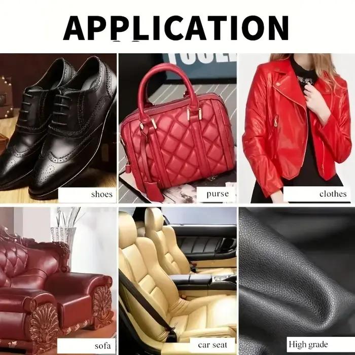 Pâte de coloration pour cuir - Trois couleurs (blanc, marron, noir), adaptée aux chaussures, sacs, canapés - Répare et restaure le cuir délavé et rayé
