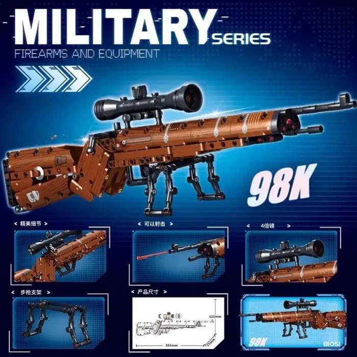 Kit de construction de fusil de sniper classique à mécanisme Bolt Action