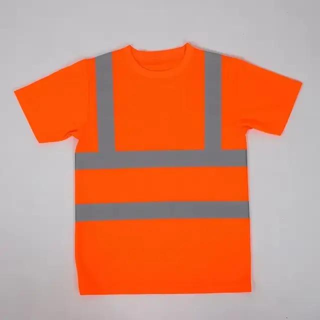 T-shirt de travail fluorescent haute visibilité 2026 pour l'extérieur