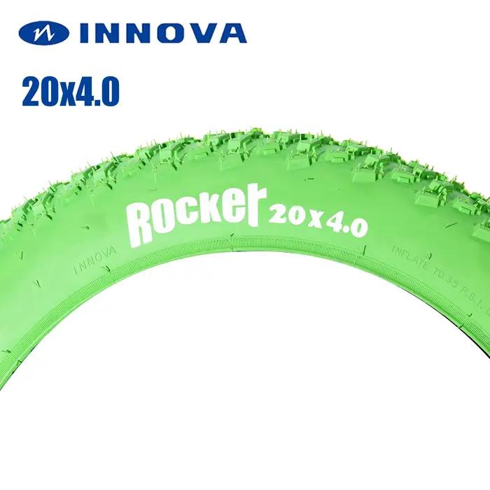 INNOVA-Pneu VTT vert 20x4.0 pour la neige et la plage, gros pneu de ville, accessoire de vélo, 20x4.