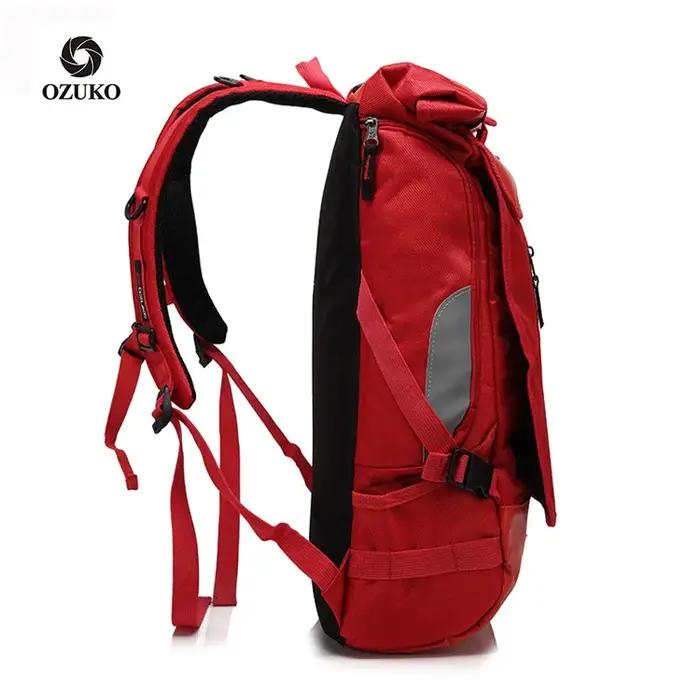 OZUKO sac à dos hommes 15.6 pouces ordinateur portable hydrofuge cartable pour adolescent décontracté étudiant sacs