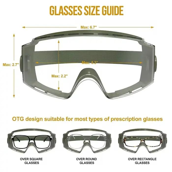 Lunettes tactiques OneTigris sur lunettes - Protection anti-buée interchangeable chasse outdoor
