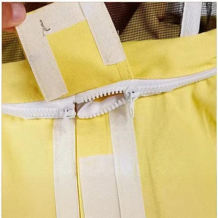 Costume anti-abeille pour enfants en coton bio, avec masque en maille, pour apiculture et activités extérieures