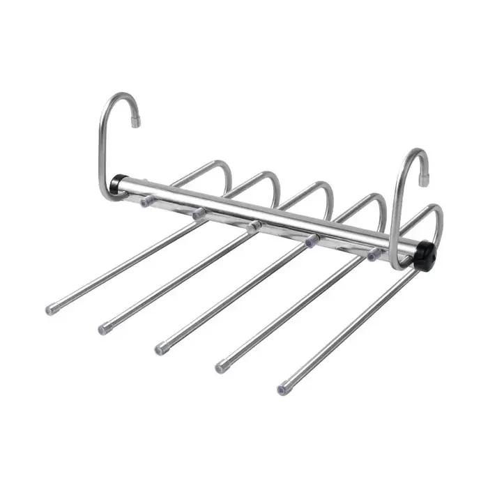 Cintres pliants en acier inoxydable pour pantalons et accessoires gain de place élégance pour garde-robe femme homme occasions spéciales chambre dormitorio bureau