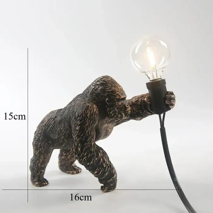 Lampes de table King Kong Gorilla Animal
