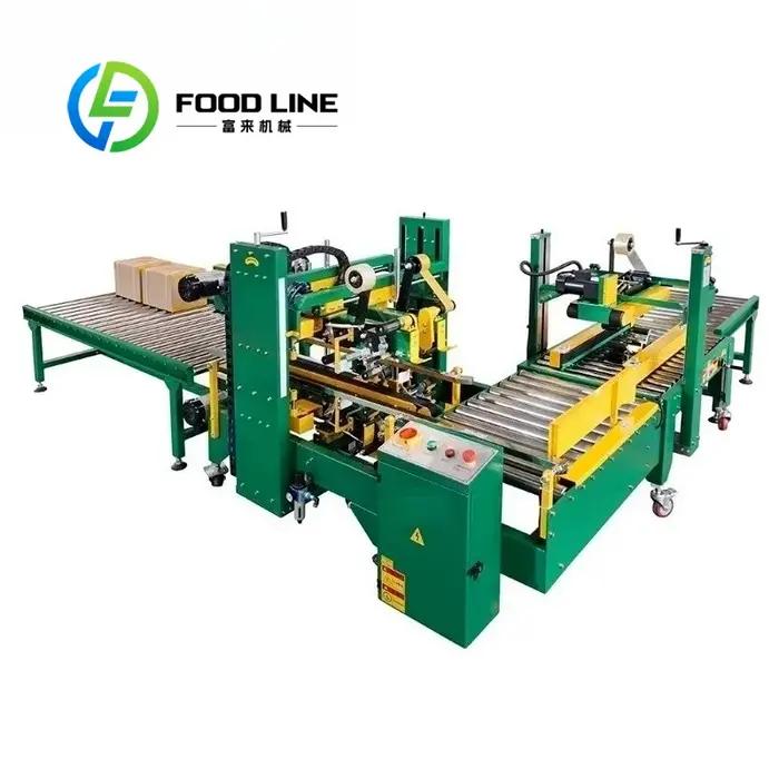Machine de scellage d'angle professionnelle pour cartons en centre logistique express