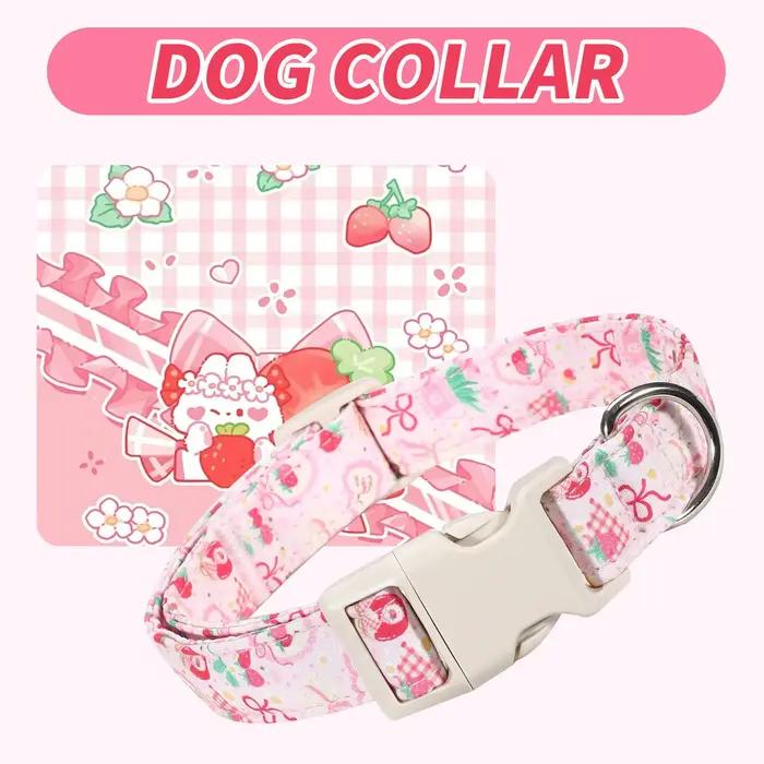 Collier anti-perte réglable pour chiens et chats élégant avec cloches pour la Saint-Valentin et autres occasions spéciales