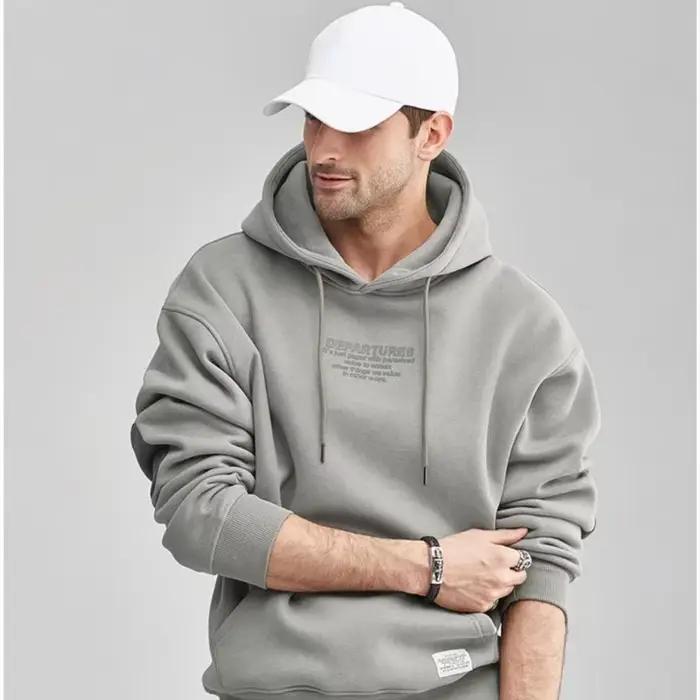 Sweat-shirt à capuche pour hommes, vêtement graphique, couleur unie, luxe, Y2k, Vintage, couleur Pastel, surfit, Style coréen, bon marché, ample