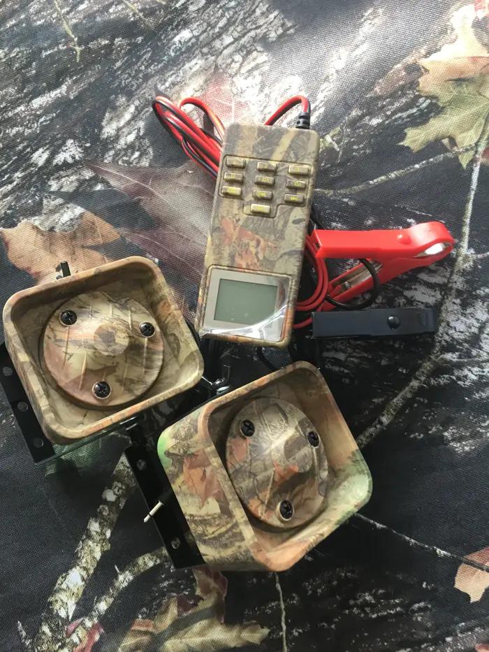 Lecteur MP3 chasse multi-sons canards leurre extérieur portable rechargeable longue autonomie