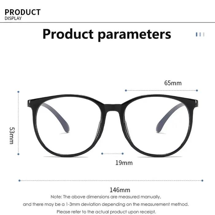 KLASSNUM femmes Anti-lumière bleue lunettes surdimensionné carré Ultra-léger Transparent lunettes d'
