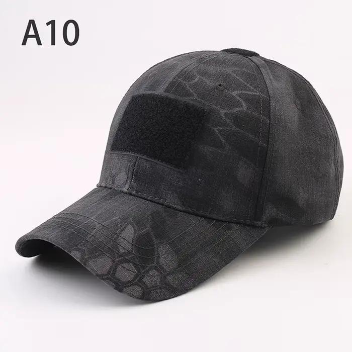 Casquette militaire camouflage réglable pour paintball