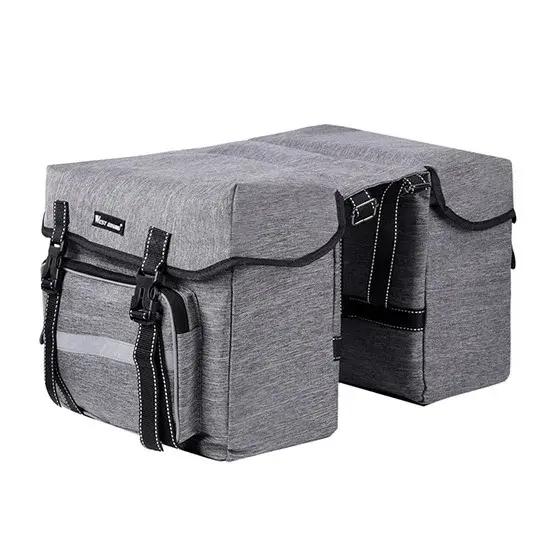 WEST VÉLO Vélo Siège Arrière Sac 25L Grande Capacité En Plein Air Porte Bagages Sacs Vélo VTT Route Tronc Double Pannier
