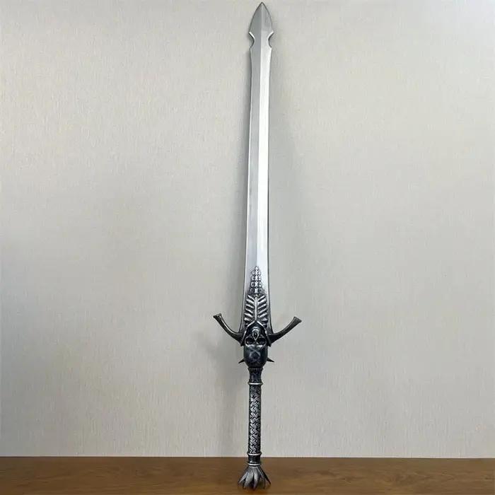 Épée de rébellion WW Awakening, armes de jeu, épée DMC, Dante, lame rouge magique, squelette, modèle de cosplay 1:1, cadeau, sécurité, caoutchouc PU