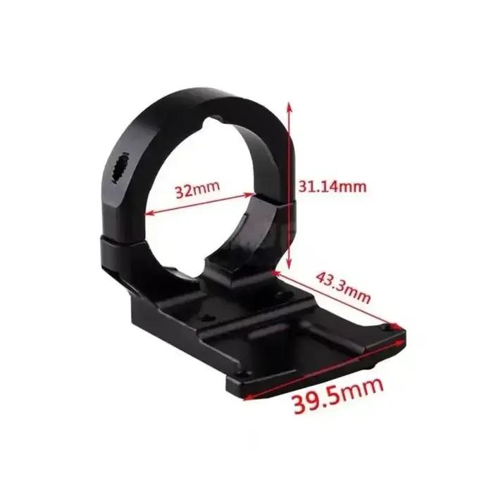 Accessoires de lunette de chasse : Adaptateur de base de montage pour point rouge RM pour lunette à