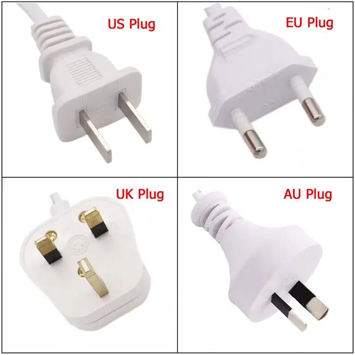 US AU UK EU à E14 E27 cordon d'alimentation vis Base support de lampe pendentif LED tête de lumière