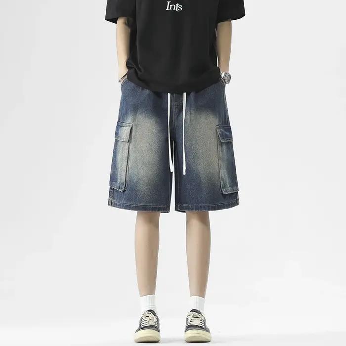 Shorts en jean décontractés pour homme