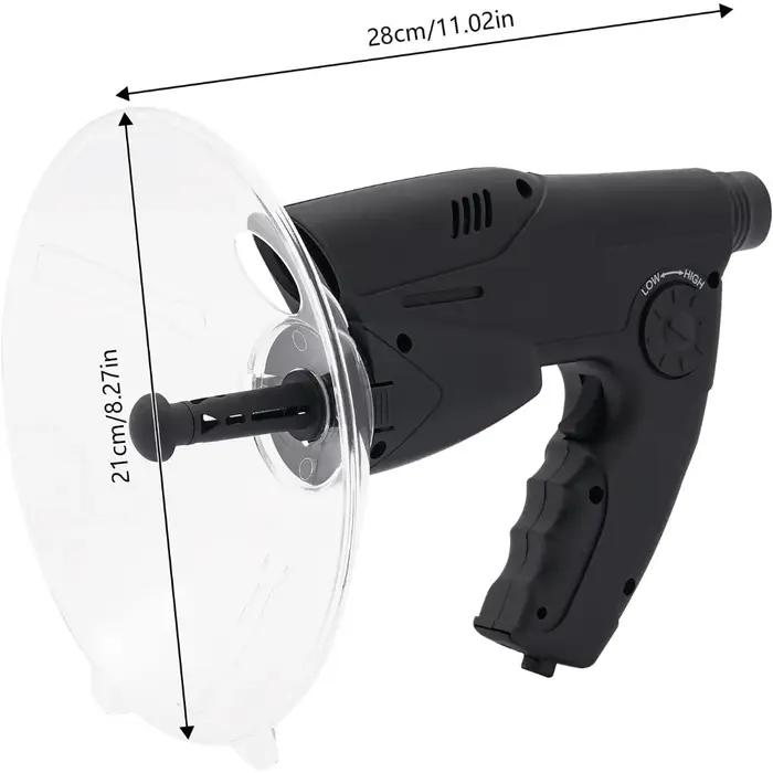 Microphone parabolique directionnel amplificateur son avec télescope 8X 21 observation oiseaux écoute
