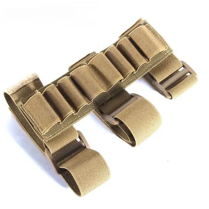 Pochette de bras de munitions tactique à 8 cartouches, porte-coque, cartouche de calibre 12/20, support de cartouche, sac magnétique pour fusil de chasse